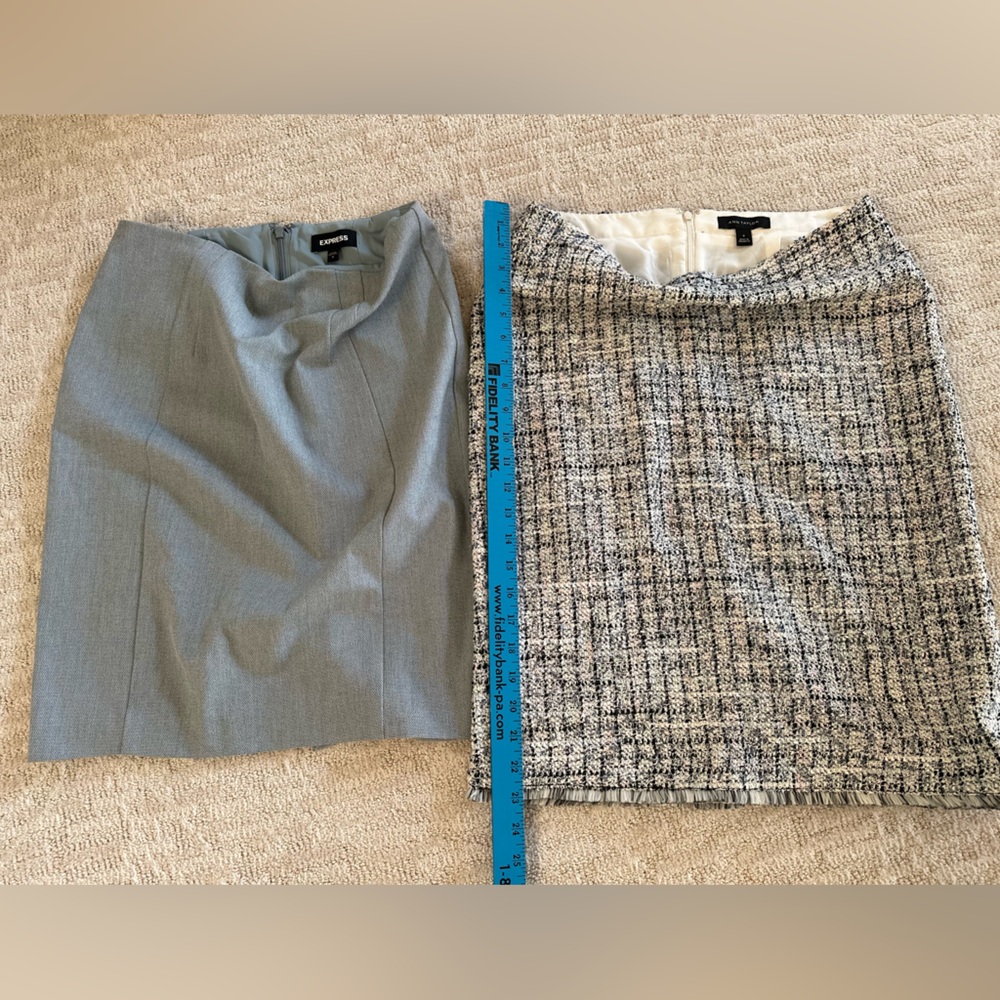Two fall work skirts - size 8